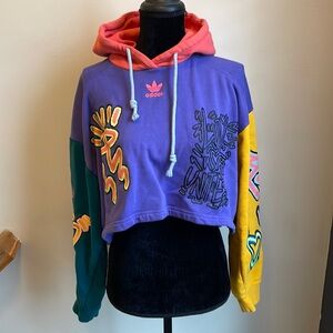 Limited Edition Adidas Love Unites crop hoodie